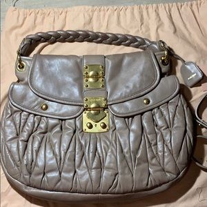 Miu Miu Matelasse Coffer Bag